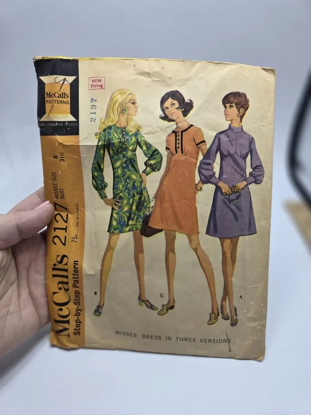 McCall's 2127 Misses' Dress Size 8